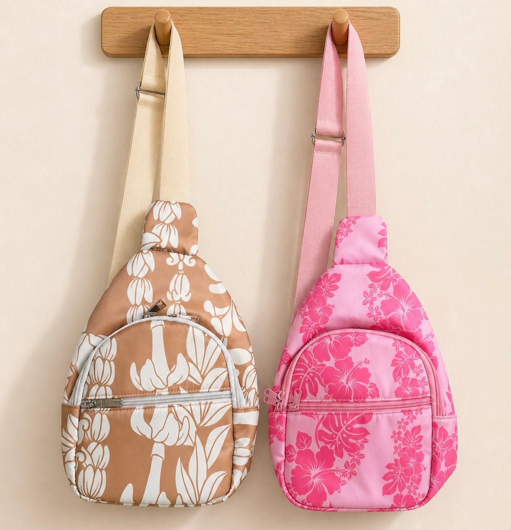 Pink Mauna Lani Sling Bag - Sweet Sweet Honey Hawaii