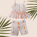 Pink Plumeria palaka| GG set - Sweet Sweet Honey Hawaii