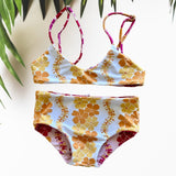 Puakenikeni 2pc Reversible Bikini - Sweet Sweet Honey Hawaii