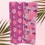 Purple Mahina/purple Wailea Minky Blanket - Sweet Sweet Honey Hawaii