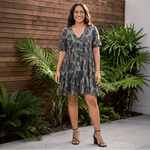 Sage Palm Sammy Dress - Sweet Sweet Honey Hawaii