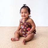 Rainbow and Seashells Ruffle Halter Romper
