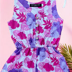 Sunrise Of Wailea Shoulder Tie Romper - Sweet Sweet Honey Hawaii