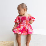 Sunsets of Wailea Sleeved Melody Romper - Sweet Sweet Honey Hawaii