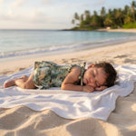 Tropical Monstera Melody Romper - Sweet Sweet Honey Hawaii