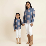 Unisex Adult Midnight Heirloom Dri Fit Hooded Long Sleeve Tee - Sweet Sweet Honey Hawaii