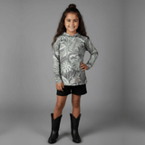 Unisex Tropical Camo Dri Fit hooded Long sleeve - Sweet Sweet Honey Hawaii