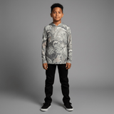 Unisex Tropical Camo Dri Fit hooded Long sleeve - Sweet Sweet Honey Hawaii