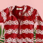 Waikiki Red Long Sleeve Swimsuit - Sweet Sweet Honey Hawaii