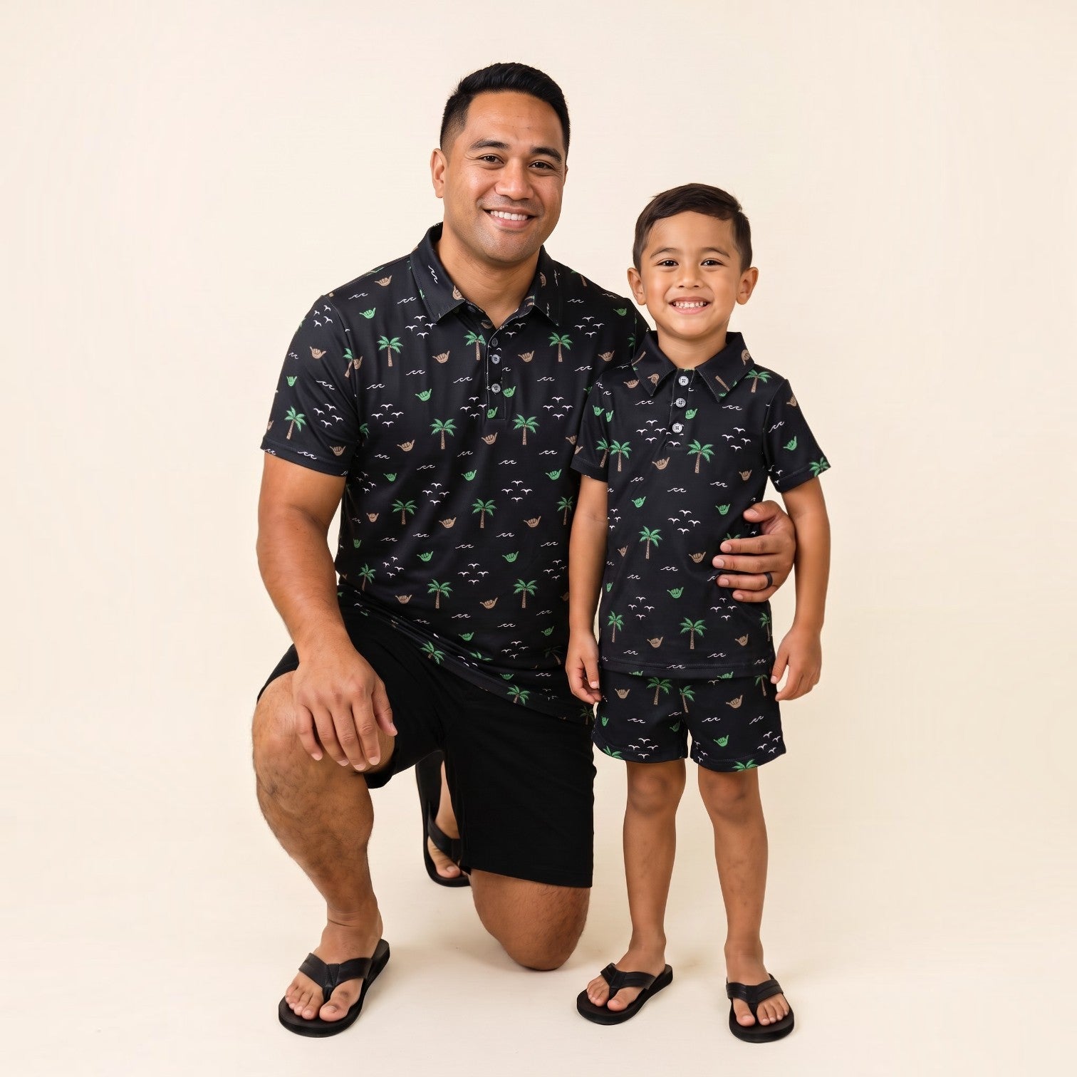 Black Westside Men's collared Shirt