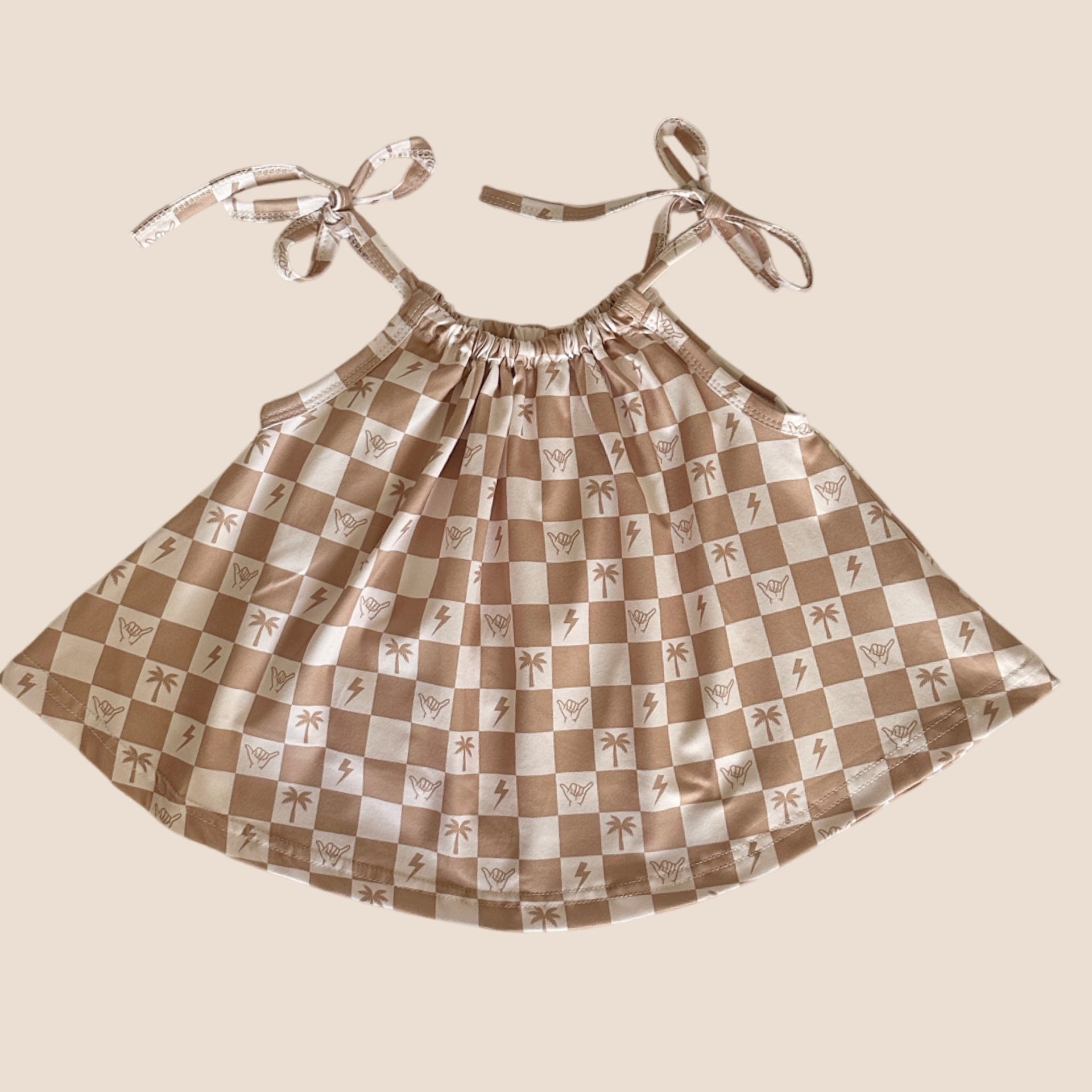Westside Checkered Sands Azzy set - Sweet Sweet Honey Hawaii