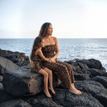 Women's Black/Brown Lei Taylor Jumpsuit - Sweet Sweet Honey Hawaii
