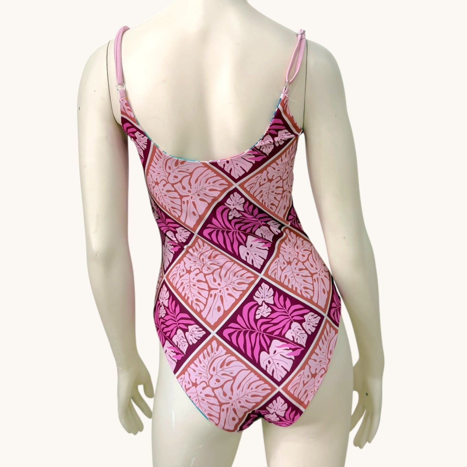 Women's Island Blush/Tropical Muse Reversible Bikini - Sweet Sweet Honey Hawaii