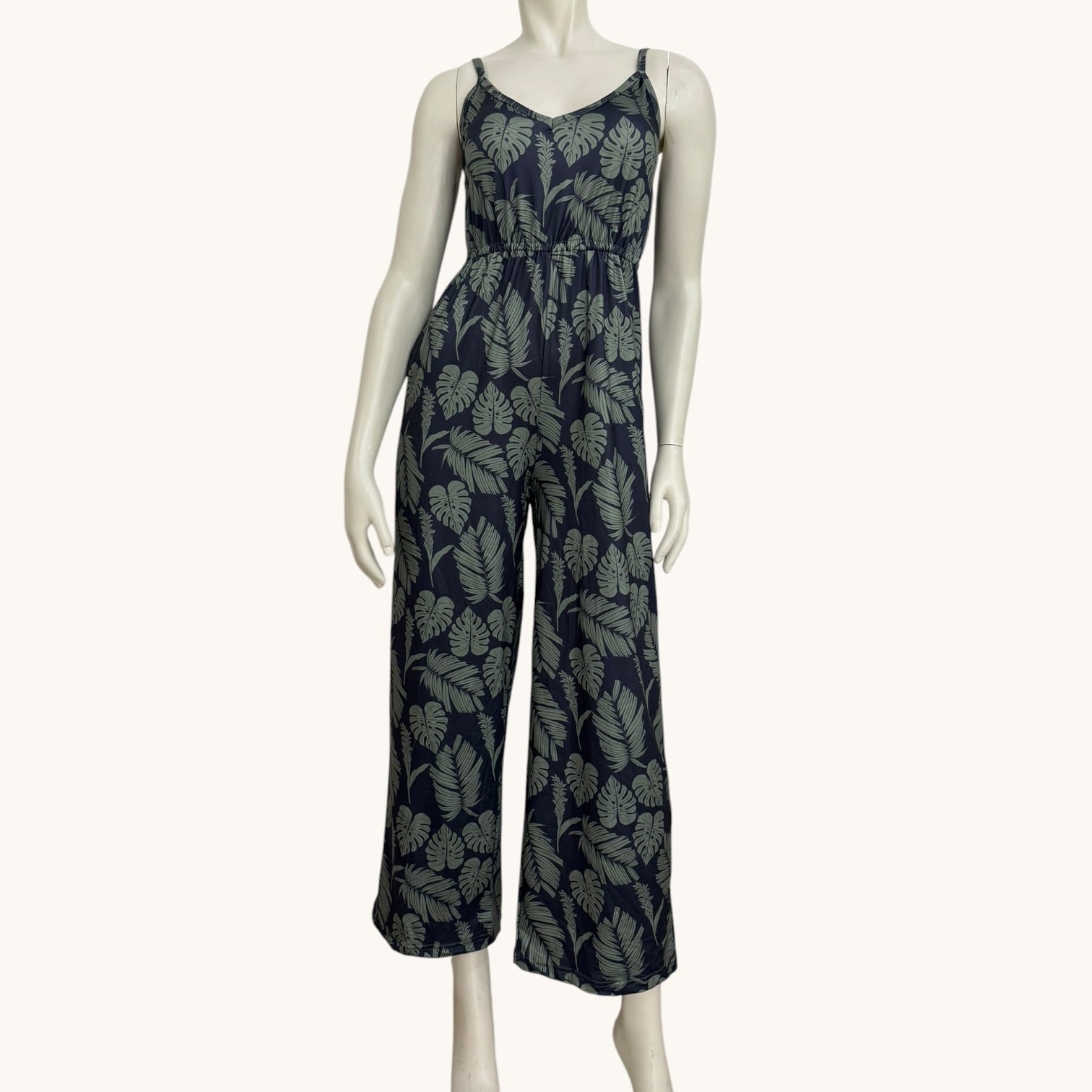 Women's Midnight Palm Tiffany Jumpsuit - Sweet Sweet Honey Hawaii