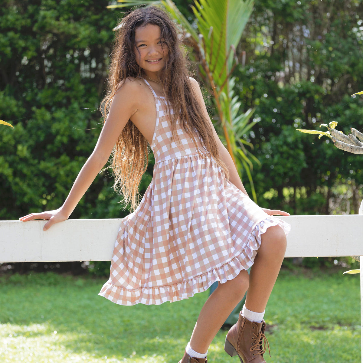 Kamuela Stella Dress (12/18M to 10) - Sweet Sweet Honey Hawaii