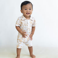 Vintage Hawaii Collared Jumpsuit