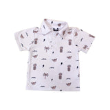 Westside Cream Collared Shirt - Sweet Sweet Honey Hawaii