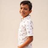 Westside Cream Collared Shirt - Sweet Sweet Honey Hawaii